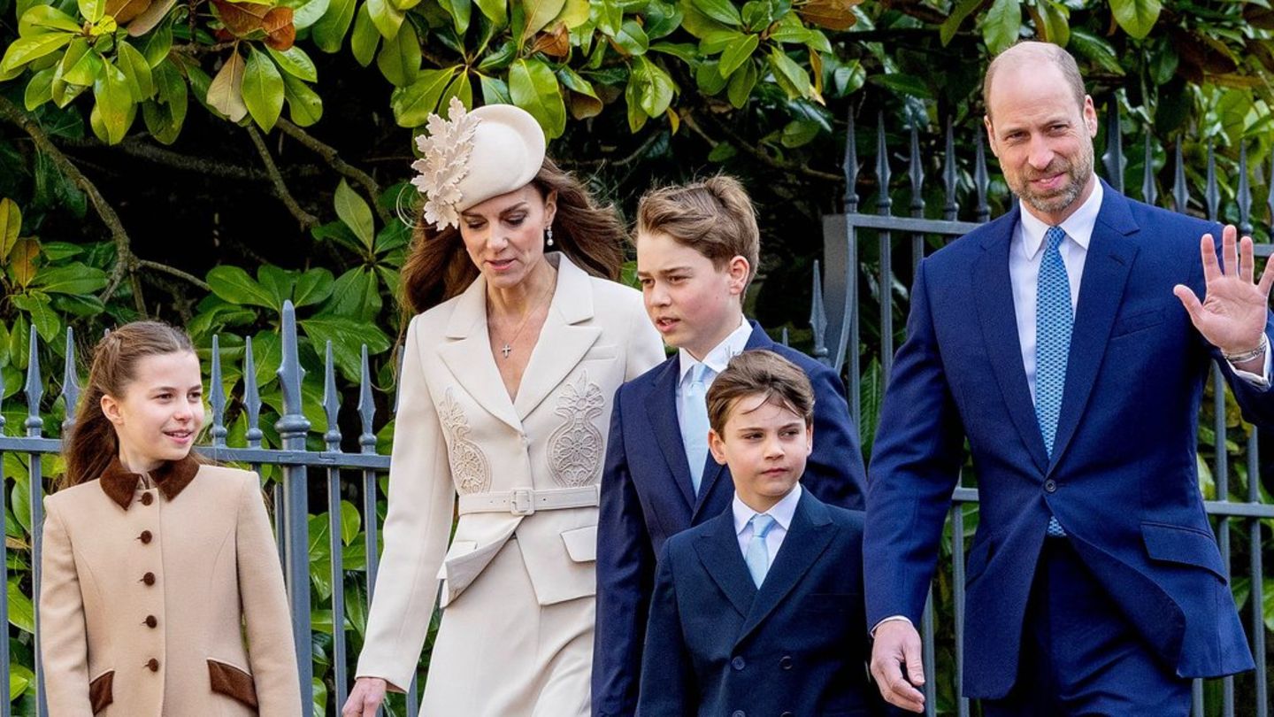 Prinz William und Prinzessin Kate: Gemeinsam mit den Kids beim Ostergottesdienst