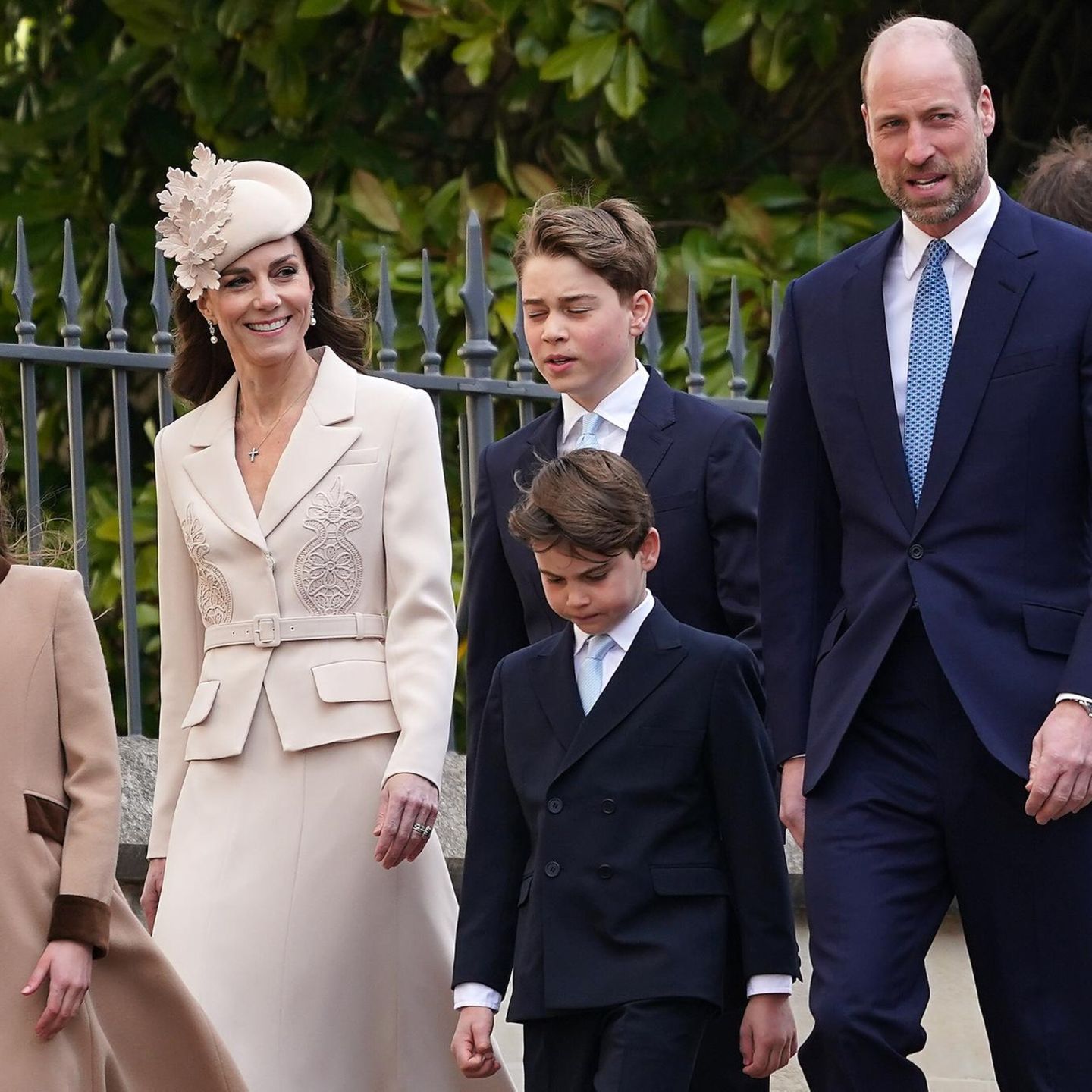 Prinz William und Prinzessin Kate mit ihren drei Kindern Charlotte, Louis und George