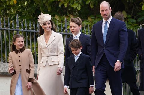 Prinz William und Prinzessin Kate mit ihren drei Kindern Charlotte, Louis und George