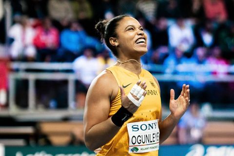 Yemisi Ogunleye ist die erste deutsche Olympiasiegerin im Kugelstoßen seit 1996.