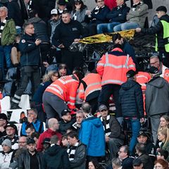 In der Schlussphase kam es zu einem Notarzteinsatz. Foto: Uwe Anspach/dpa