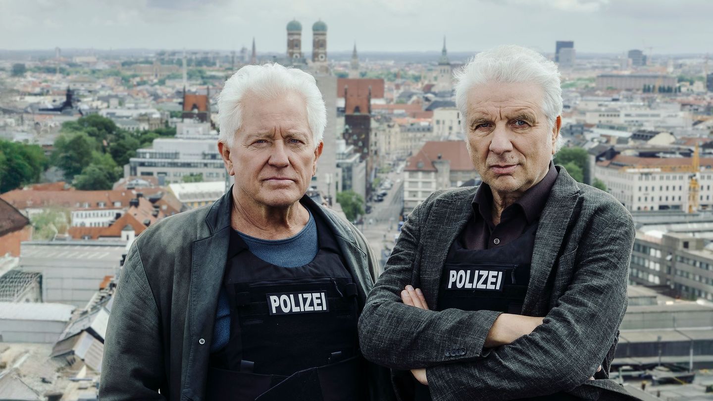 Vier Tage vor ihrem offiziellen Renteneintritt wurden Franz Leitmayr (Udo Wachtveitl, links) und Ivo Batic (Miroslav Nemec) noch einmal mit einem besonders schwierigen Fall konfrontiert.