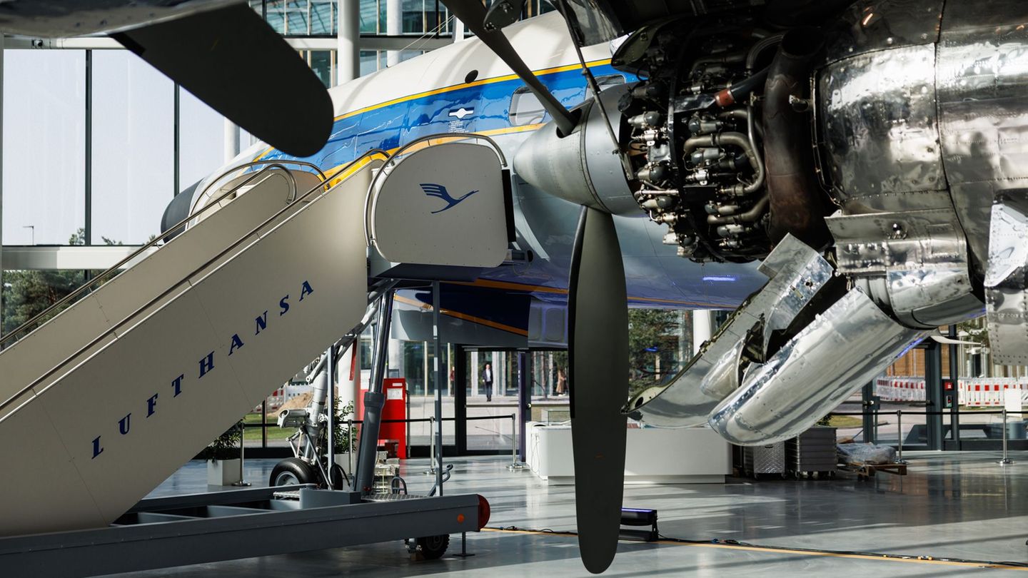 Lufthansa eröffnet ein neues Besucher- und Kongress-Zentrum in Frankfurt. Foto: Hannes P. Albert/dpa