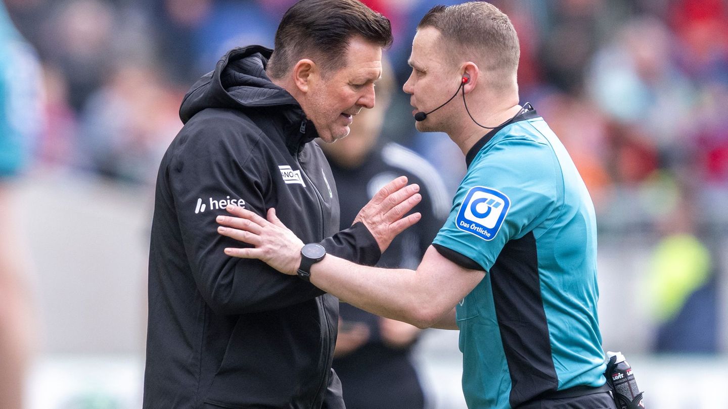 2. Bundesliga: 1:1 im Topspiel: 96-Trainer Titz mit Schiedsrichter-Kritik