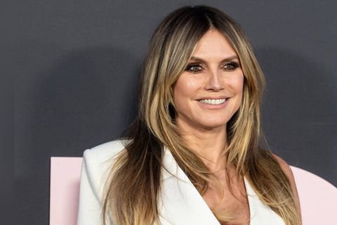 Heidi Klum hat wegen ihres neuen Hundes allen Grund zum Strahlen.