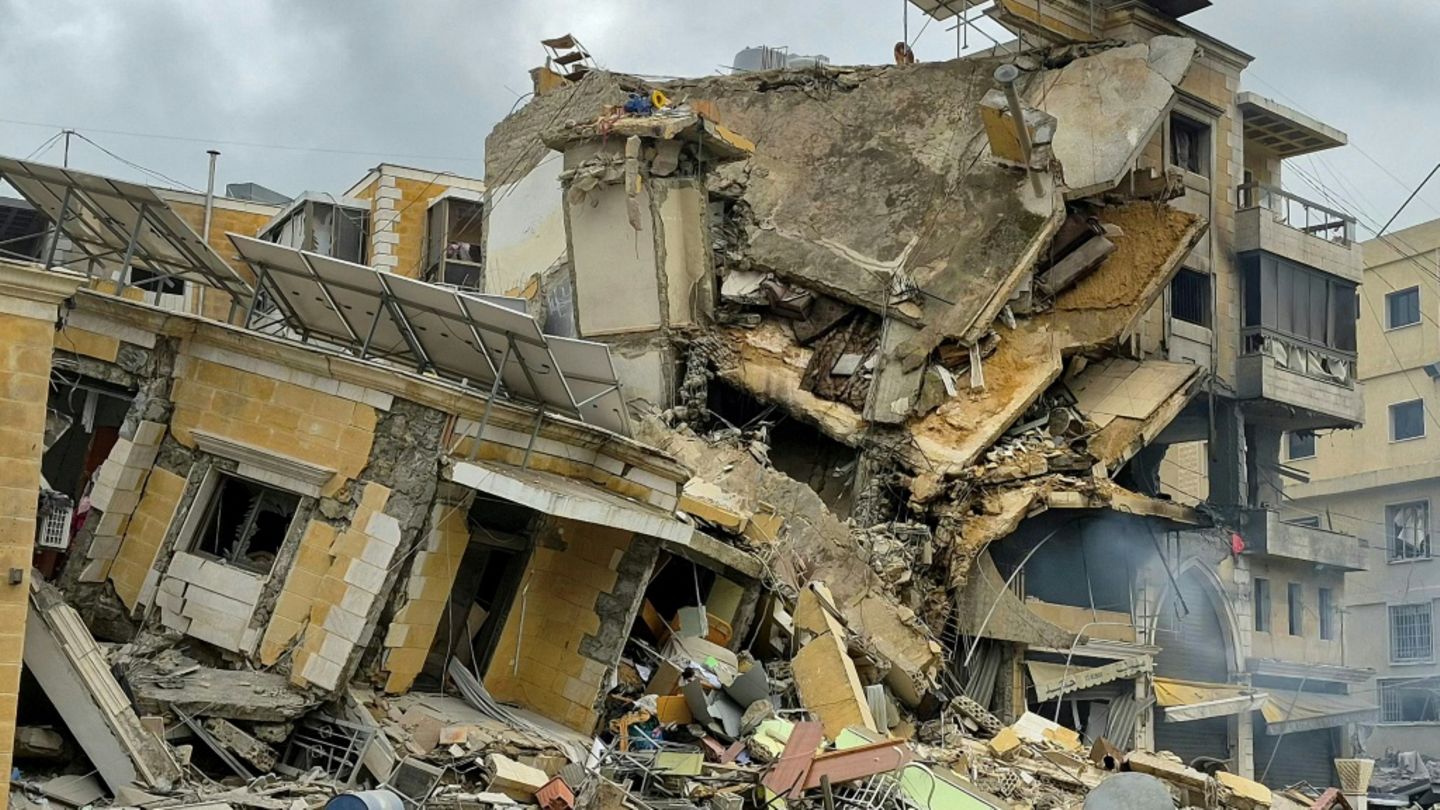 Schäden nach israelischen Angriffen im Südlibanon