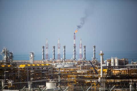 Industriekomplex am Gasfeld South Pars