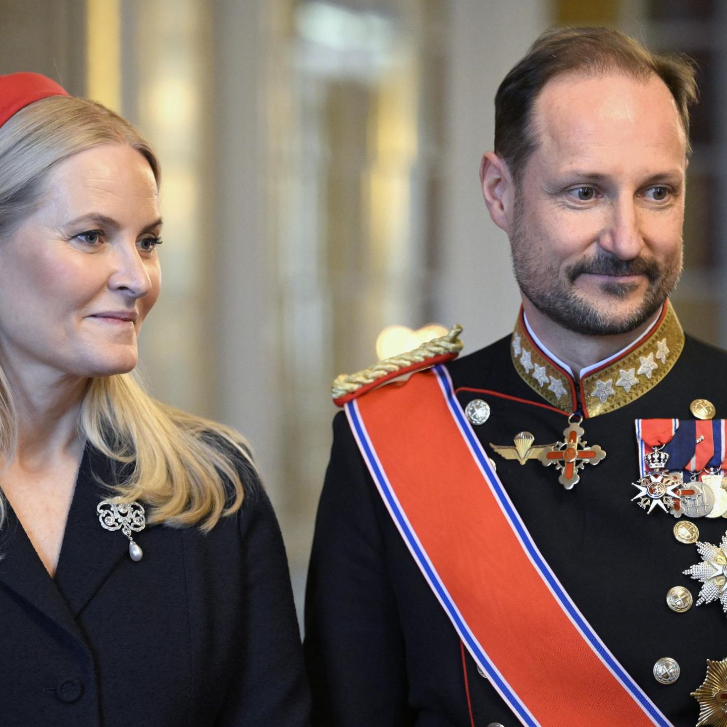 Kronprinz Haakon und seine Frau Mette-Marit
