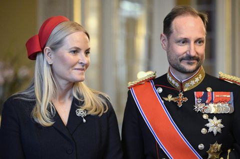 Kronprinz Haakon und seine Frau Mette-Marit