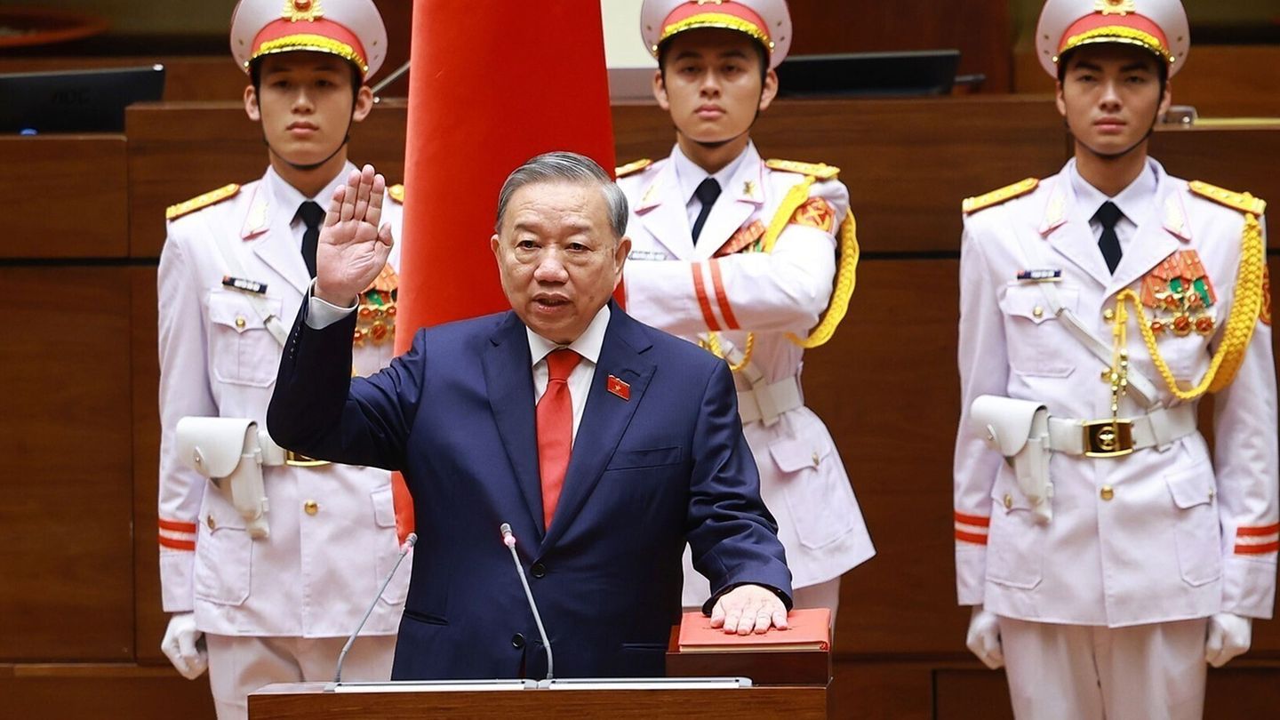 Der Hardliner To Lam ist nun der mächtigste Politiker in Vietnam seit Jahrzehnten. Foto: Duong Van Giang/VNA/AP/dpa