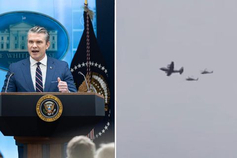 Pete Hegseth; Kampfjets