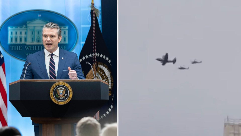 Pete Hegseth; Kampfjets