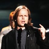 Sänger Herbert Grönemeyer während eines Auftritts in München, Personen , Highlight; 1988,