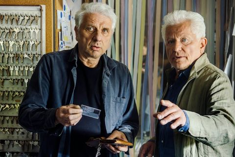 "Tatort: Unvergänglich": Kriminalhauptkommissar Franz Leitmayr (Udo Wachtveitl) und Kriminalhauptkommissar Ivo Batic (Miroslav