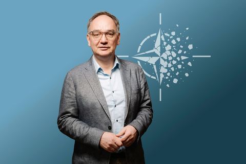 Illustration: Nico Fried und ein Kompass