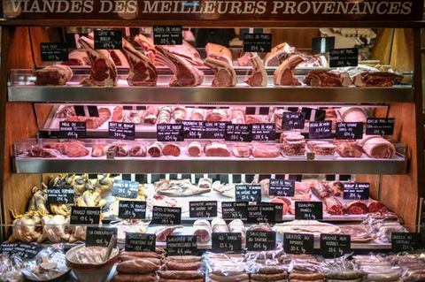 Metzgerei (hier in Frankreich)