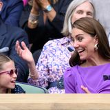 Prinzessin Kate und Tochter Charlotte in Wimbledon