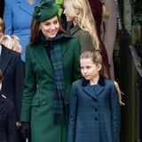 Prinzessin Kate und Tochter Charlotte im Schotten-Karo-Look