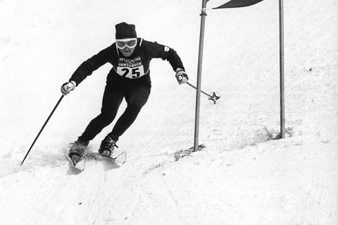 Eberhard Riedel bei den Olympischen Spielen 1964 in Innsbruck. (Archivbild) Foto: picture-alliance / dpa