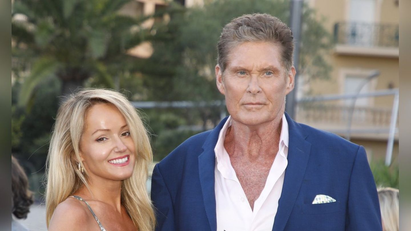 David Hasselhoff mit seiner Frau Hayley Roberts.
