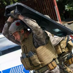 Spezialeinheiten der türkischen Polizei in Istanbul