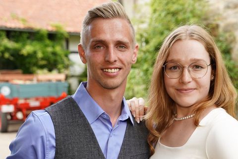 Christopher und Pauline gehörten den Paaren, die sich bei "Bauer sucht Frau" gefunden hatten.