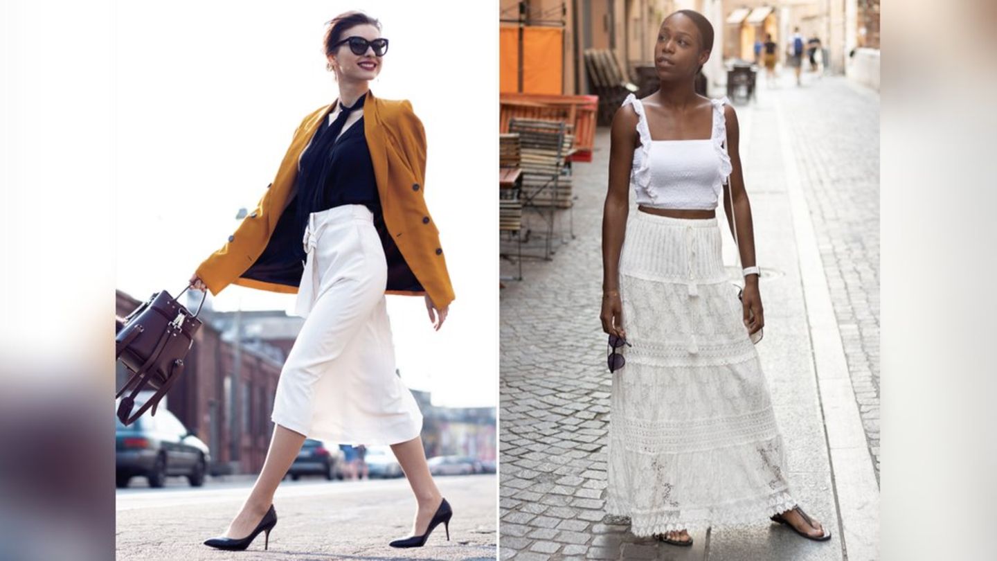 Frühlingslooks: Schöne Kombinationen für Maxi- und Midirock