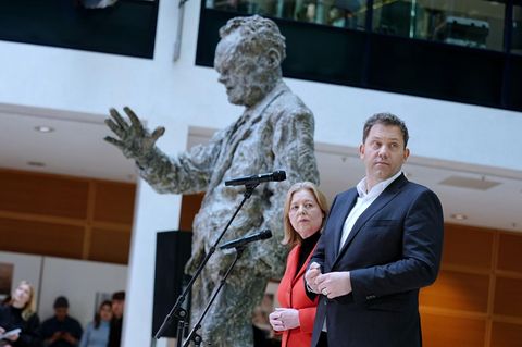 Bärbel Bas und Lars Klingbeil