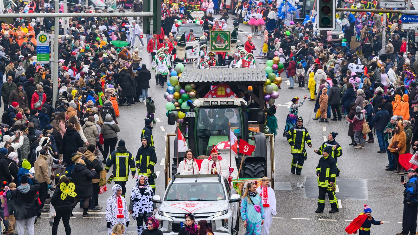 Karneval, wie hier beim Umzug in Cottbus, gehören in Brandenburg nun zu den immateriellen Kulturerben. (Archivbild) Foto: Patric