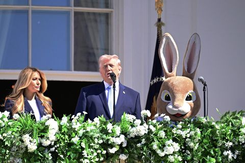Trumps Rede im Weißen Haus beim traditionellen Ostereierrollen