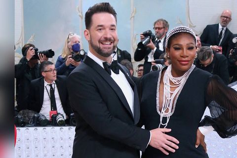 Serena Williams und Alexis Ohanian kurz vor der Geburt ihrer zweiten Tochter im Jahr 2023.