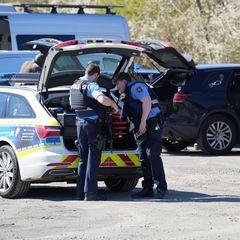 Polizei am Tatort in Prüm