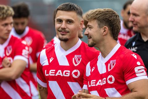 Erik Engelhardt schoss drei Tore gegen 1860. Foto: Frank Hammerschmidt/dpa