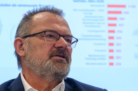 Klaus-Peter Hansen, Chef der BA-Regionaldirektion Sachsen. Viele Jugendliche konzentrieren sich auf wenige Berufe – in anderen B