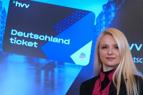 Anna-Theresa Korbutt ist seit April 2021 Geschäftsführerin des HVV. (Archivbild) Foto: Marcus Brandt/dpa