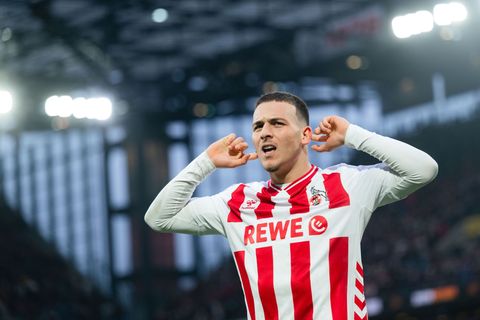 Der 1. FC Köln bangt um den Einsatz von Said El Mala. (Archivbild) Foto: Marius Becker/dpa