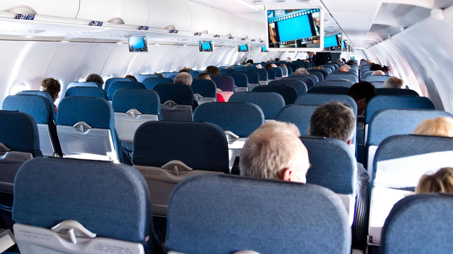 Passagier Alt Evakuierung Fluggast