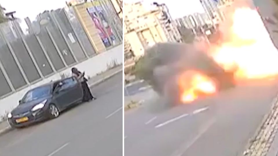 Tel Aviv: Frau entgeht Raketeneinschlag nur knapp