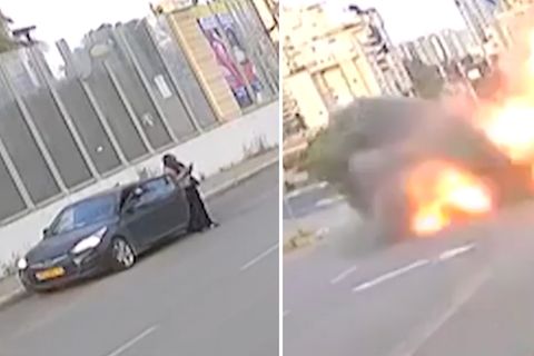 Tel Aviv: Frau entgeht Raketeneinschlag nur knapp