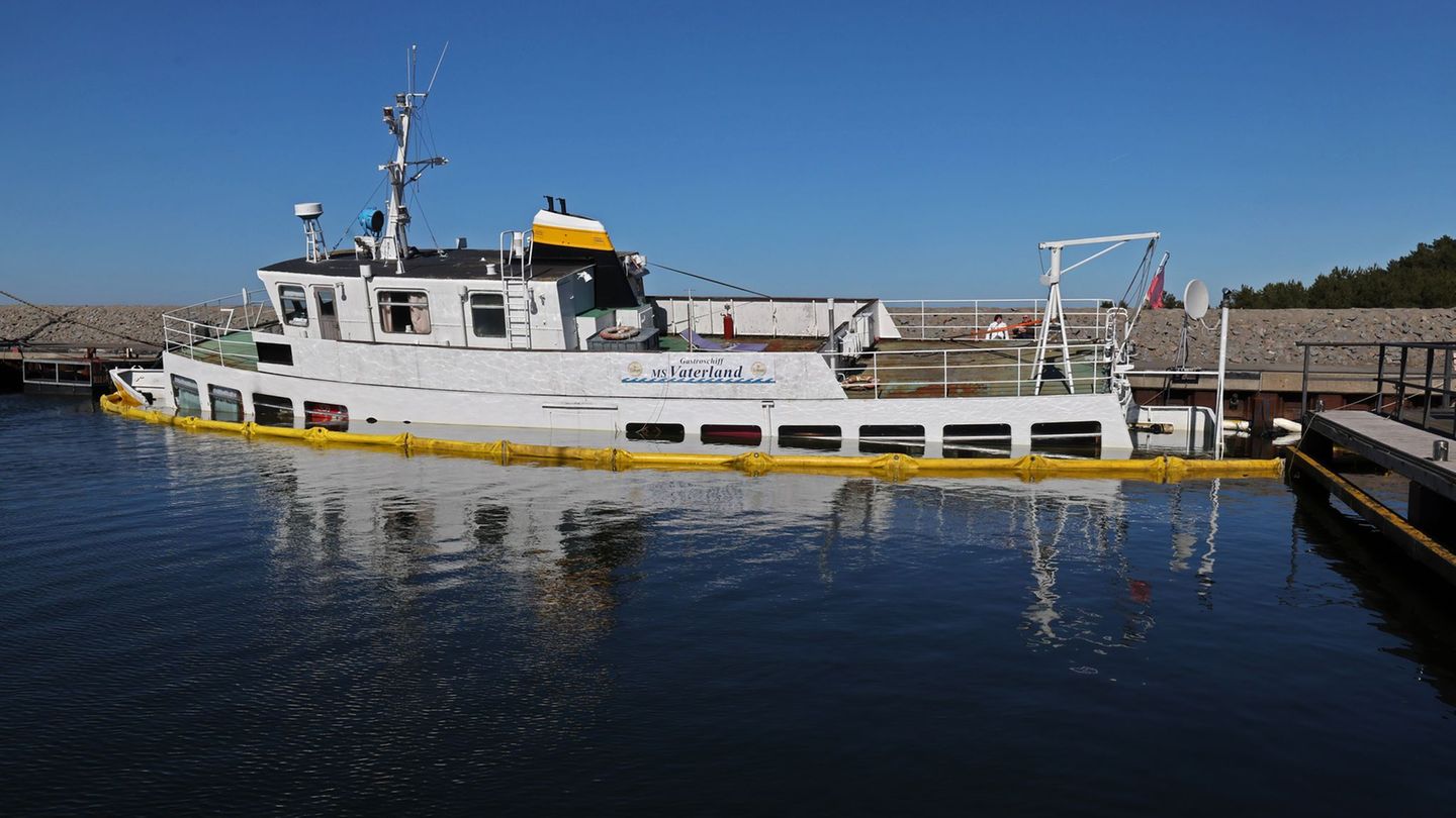 Lubmin: Untergang von Restaurantschiff: Weiteres Vorgehen unklar