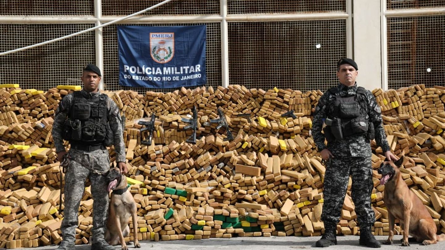 Brasilien: Rekordfund in Rio: Fast 50 Tonnen Marihuana