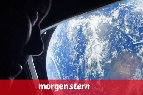 Artemis und Donald Trump: Reid Wiseman blickt auf die Erde