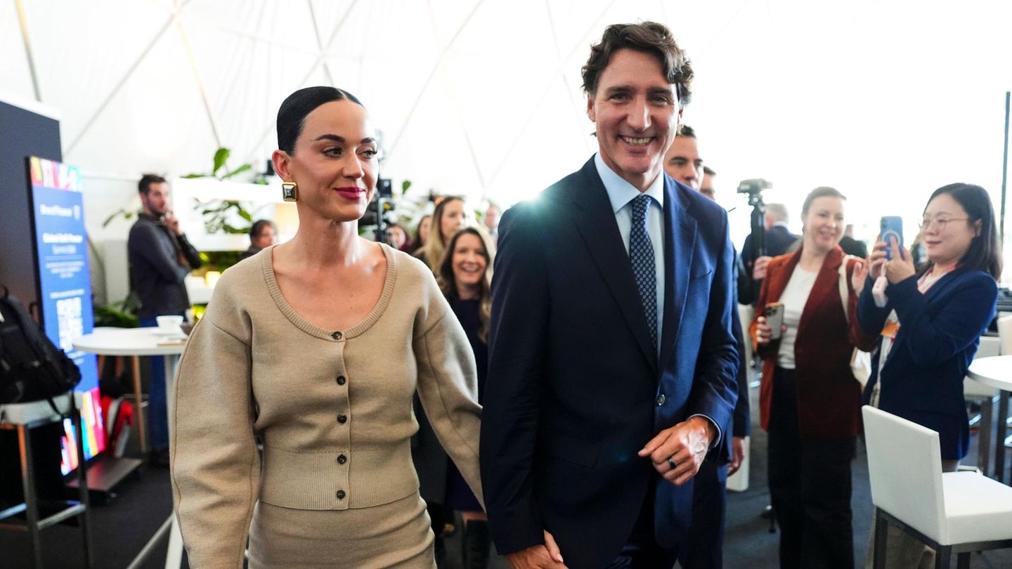 Kate Perry und Justin Trudeau