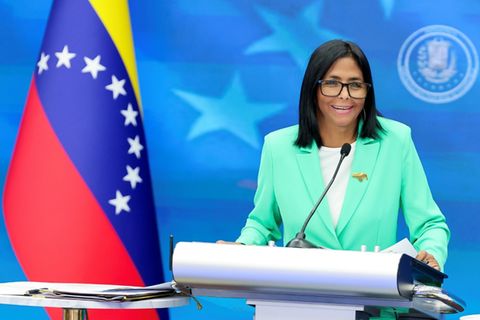 Rodríguez in Caracas