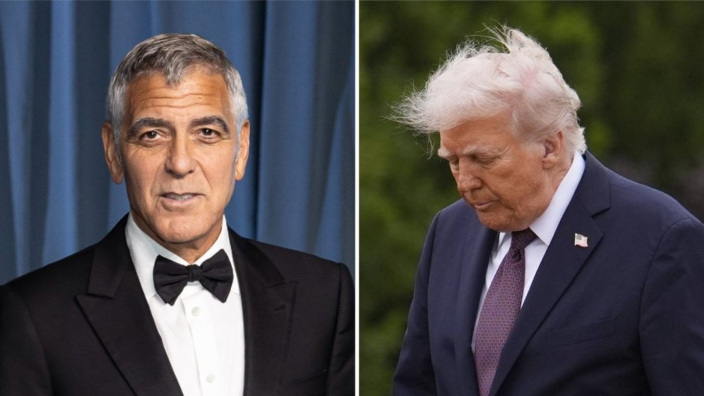 George Clooney und Präsident Donald Trump gingen in der Vergangenheit schon öfter verbal aufeinander los.