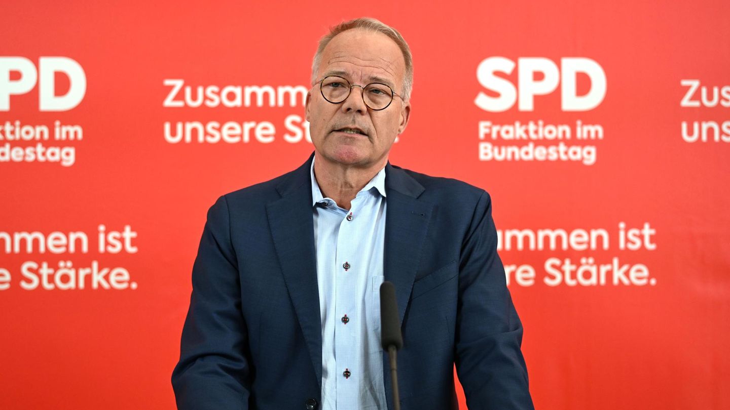 SPD-Fraktionsvorsitzender Matthias Miersch im Bundestag