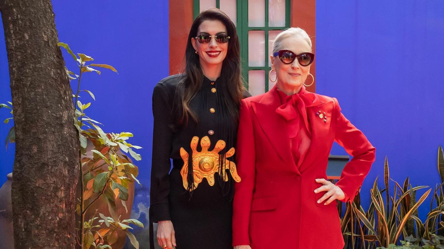 Anne Hathaway und Meryl Streep in Mexiko City