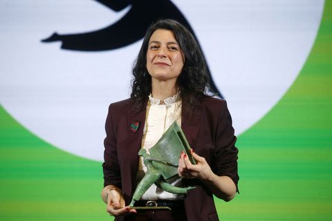 Schweblin bezeichnet die Literatur als "Gegenkraft" zu Krieg und Gewalt. Foto: Kike Rincón/EUROPA PRESS/dpa