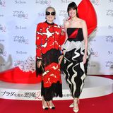 Meryl Streep und Anne Hathaway in Tokio auf dem roten Teppich
