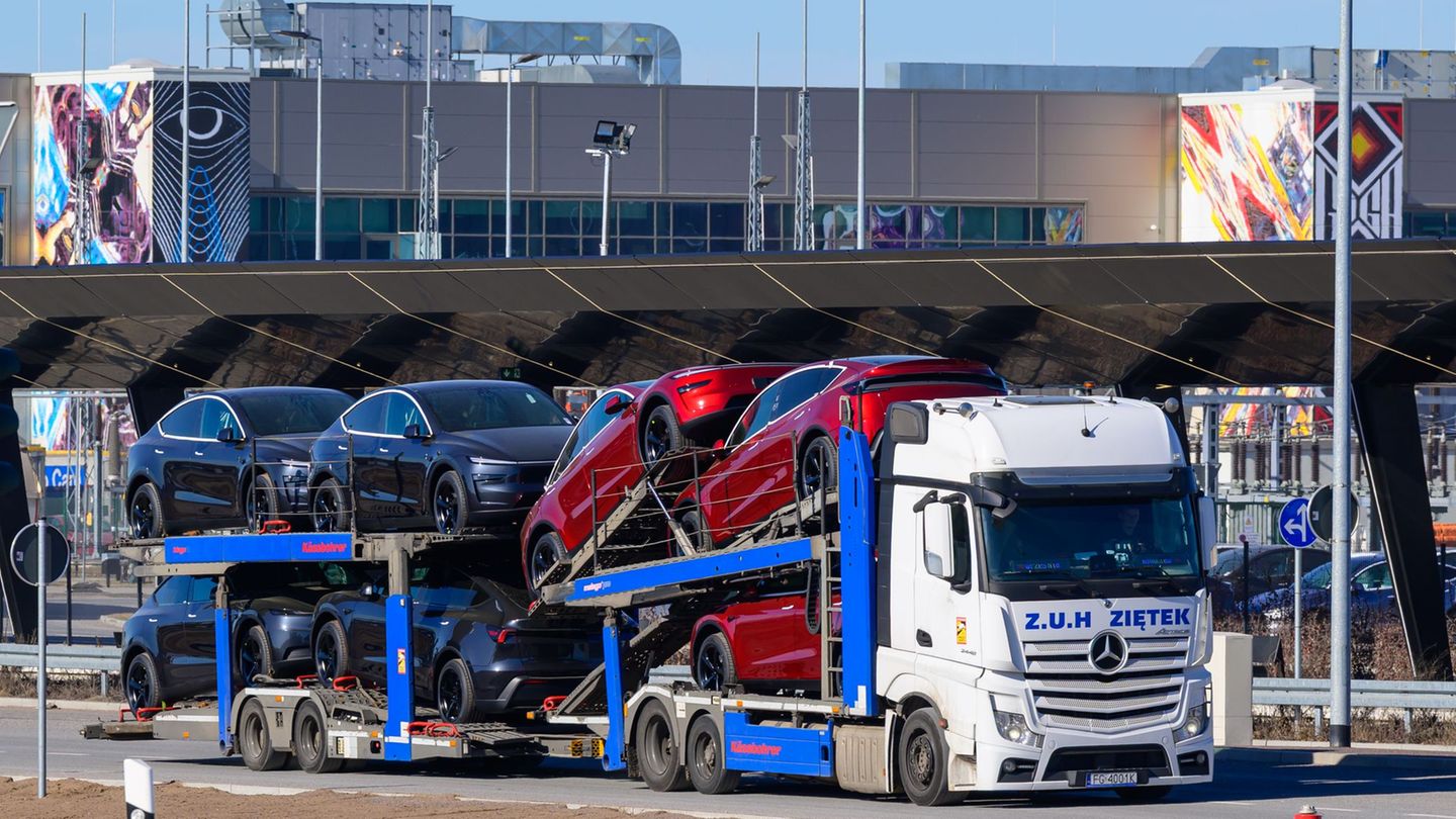 Die Nachfrage nach Teslas E-Autos hat im März in Deutschland wieder deutlich zugelegt. (Archivbild) Foto: Patrick Pleul/dpa